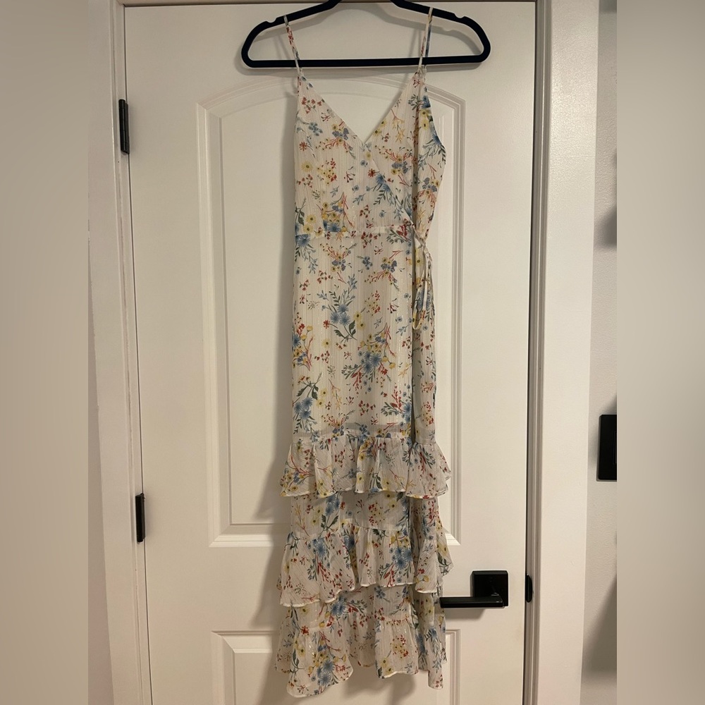 Fashion Nova Floral Ruffle Dress